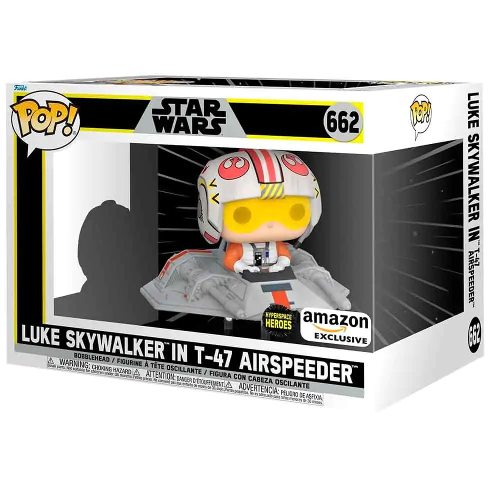 Funko POP figúrka Rides Star Wars Luke Skywalker in T-47 Airspeeder Exclusive produktová fotografia