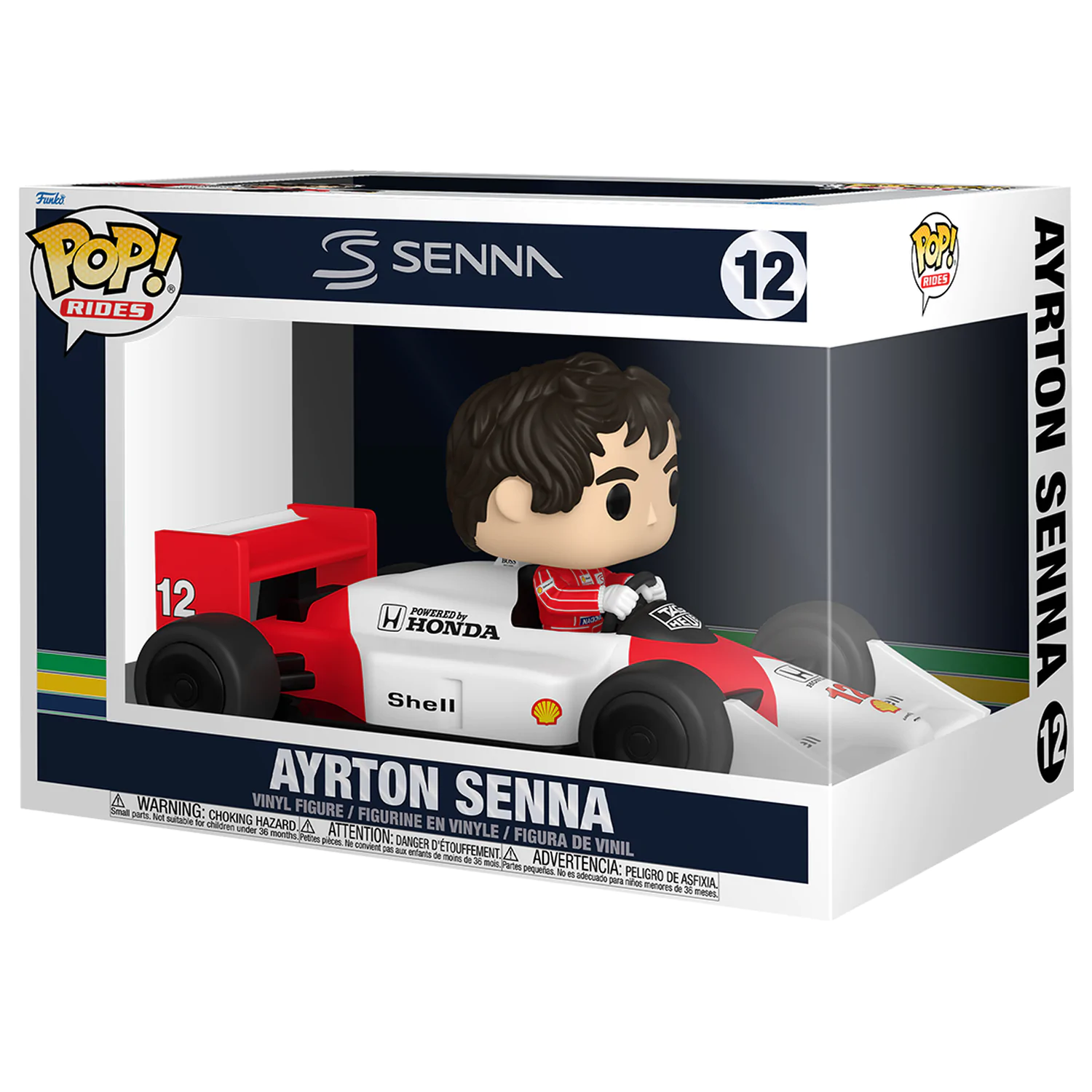 Funko POP figúrka Rides Super Deluxe Formula 1 McLaren Ayrton Senna produktová fotografia