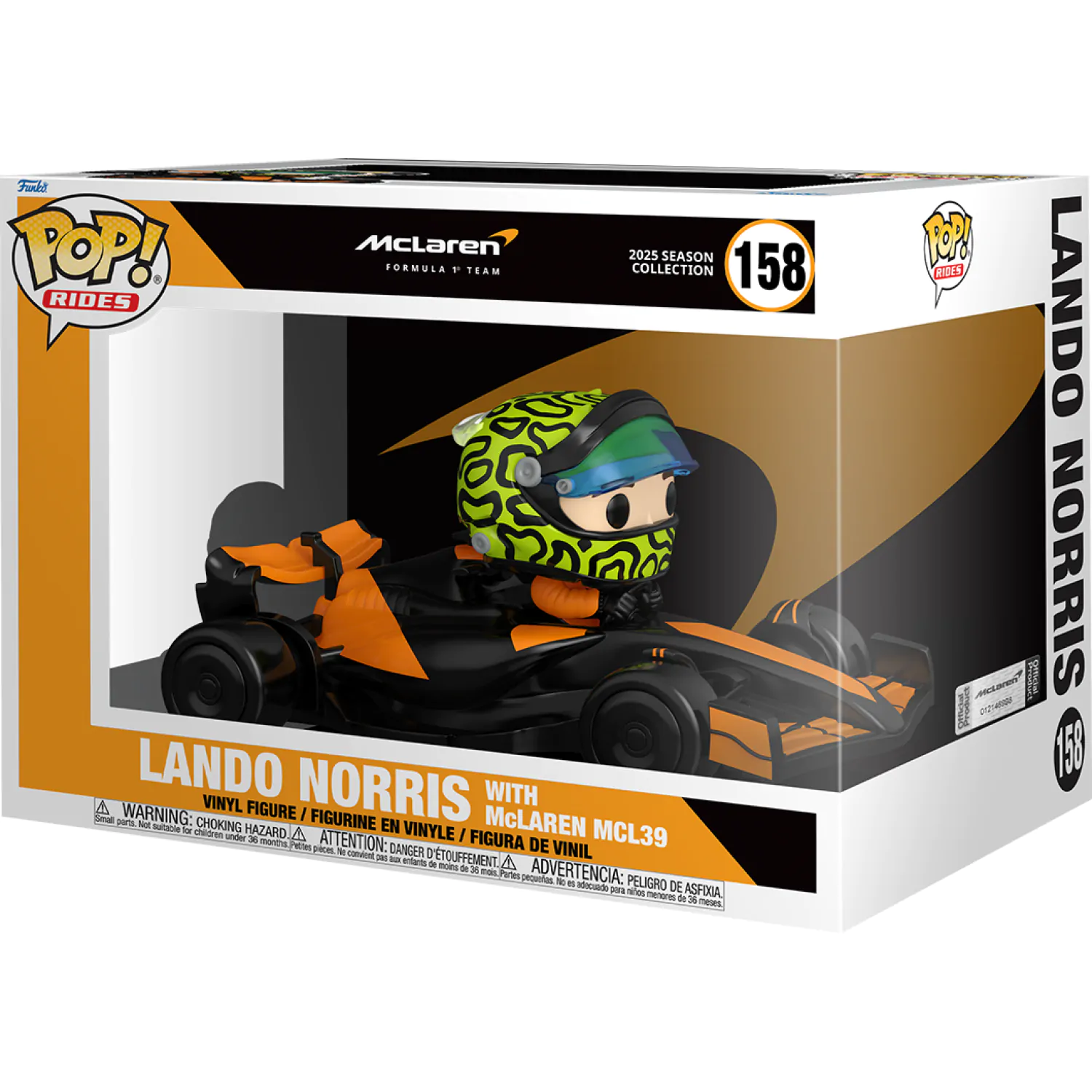 Figúrka Funko POP Rides Super Deluxe Racing Lando Norris s McLaren MCL39 produktová fotografia