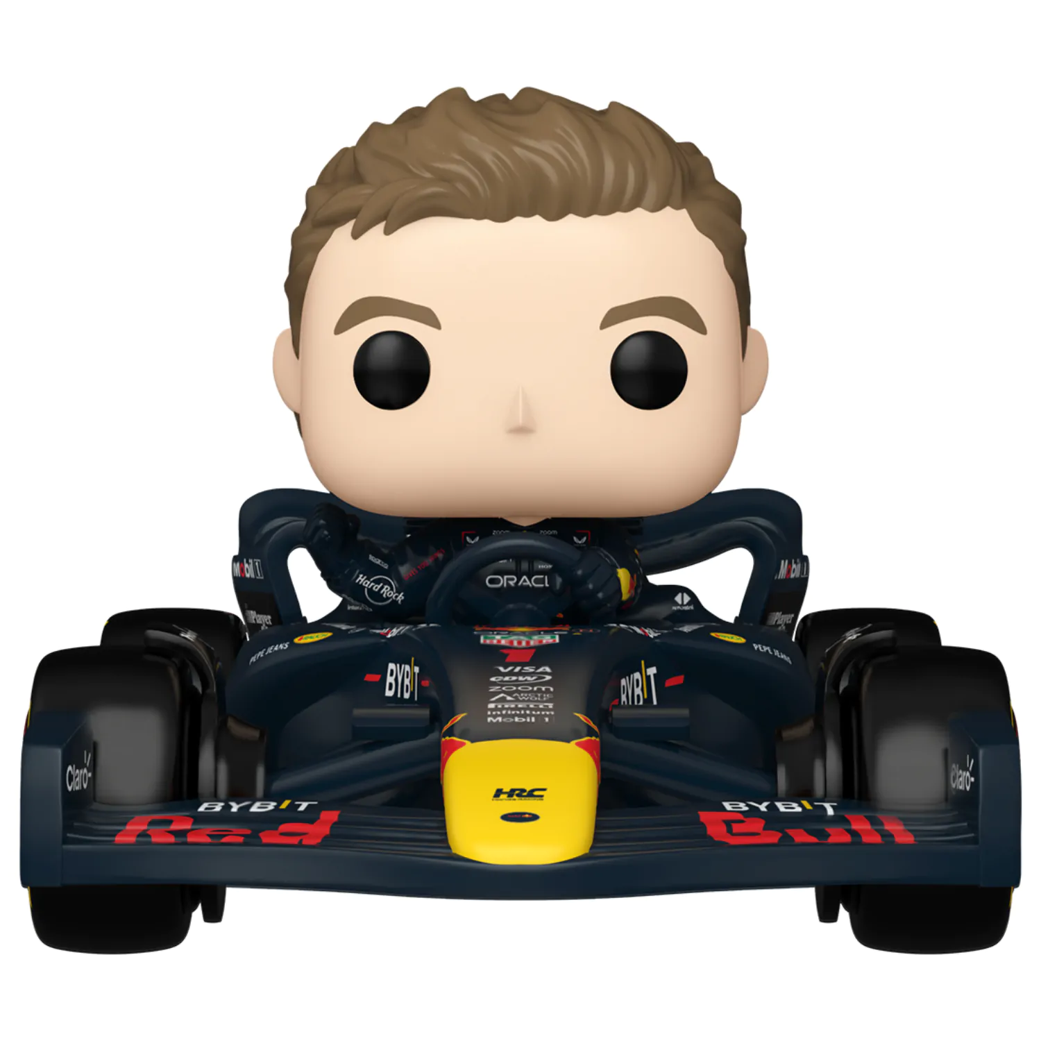 Funko POP figúrka Rides Super Deluxe Racing Oracle Red Bull Max Verstappen s RB20 produktová fotografia