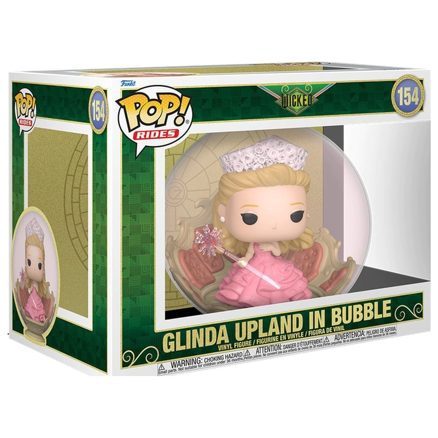Funko POP figúrka Rides Wicked Glinda Upland in Bubble produktová fotografia