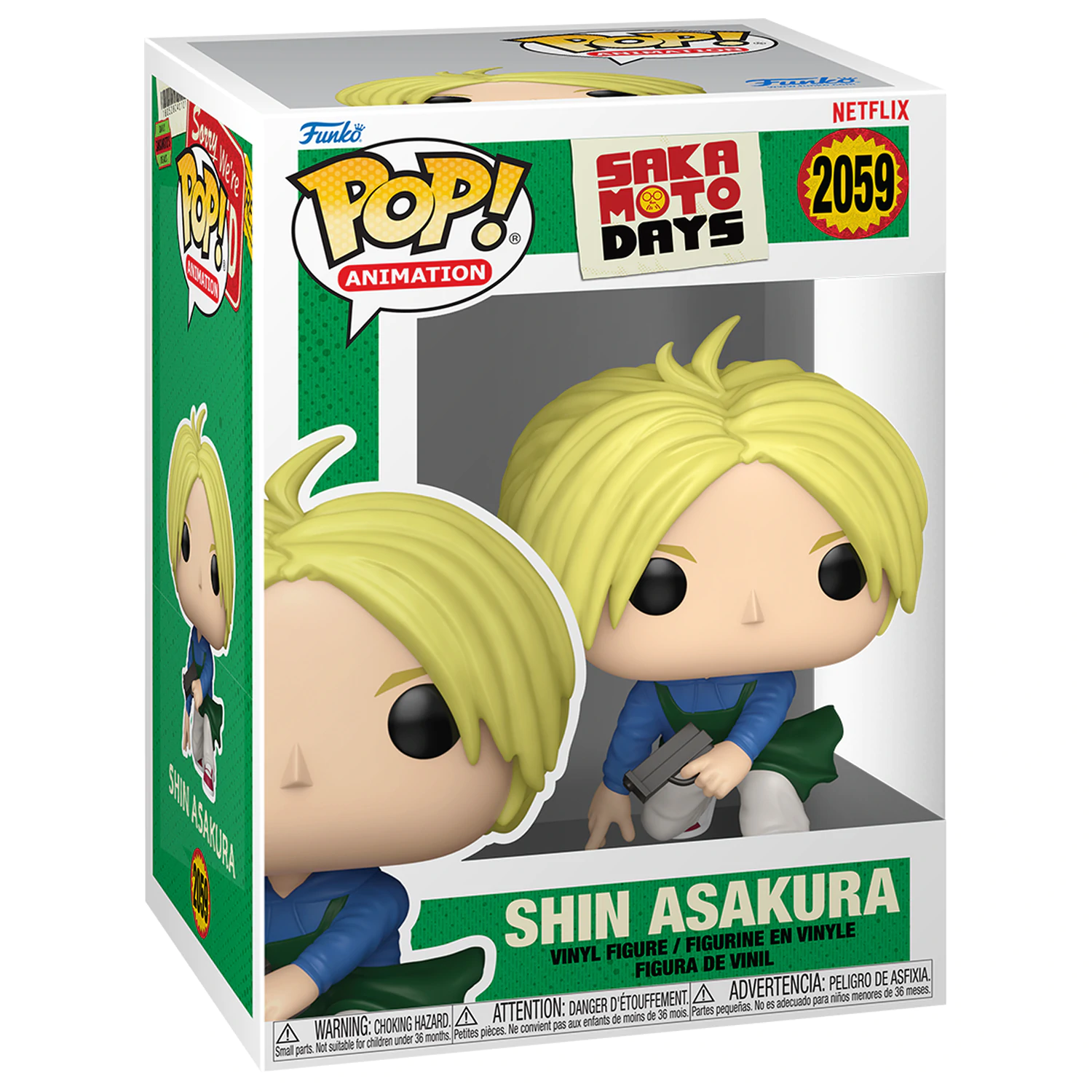 Funko POP figúrka Sakamoto Days Shin Asakura produktová fotografia