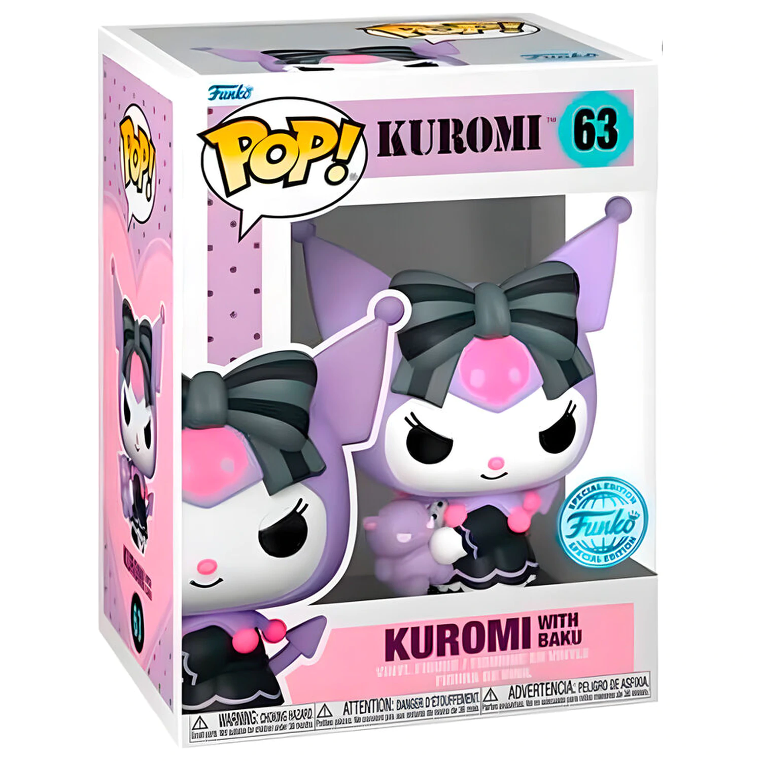 Funko POP figúrka Sanrio Kuromi Exkluzívna produktová fotografia