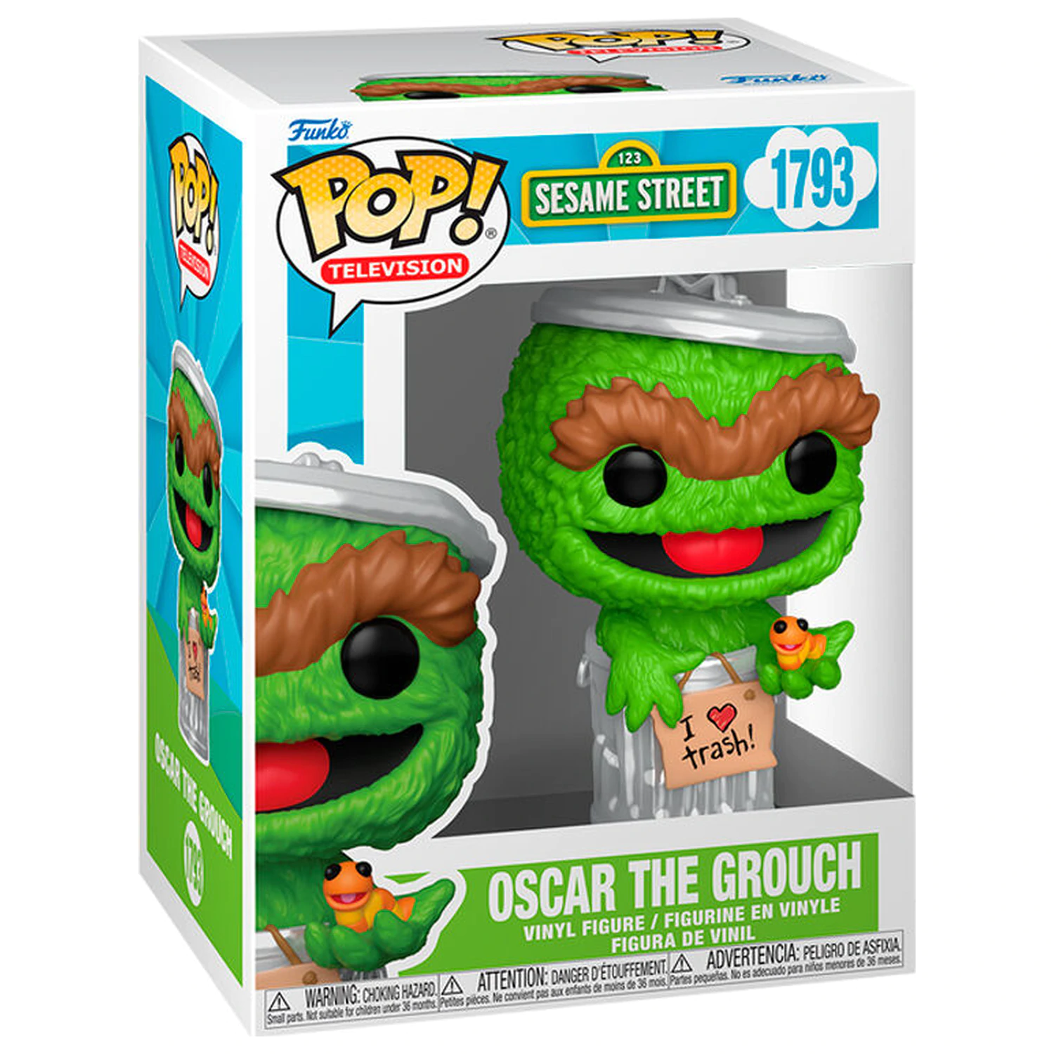 Funko POP figúrka Sesame Street Oscar the Grouch produktová fotografia