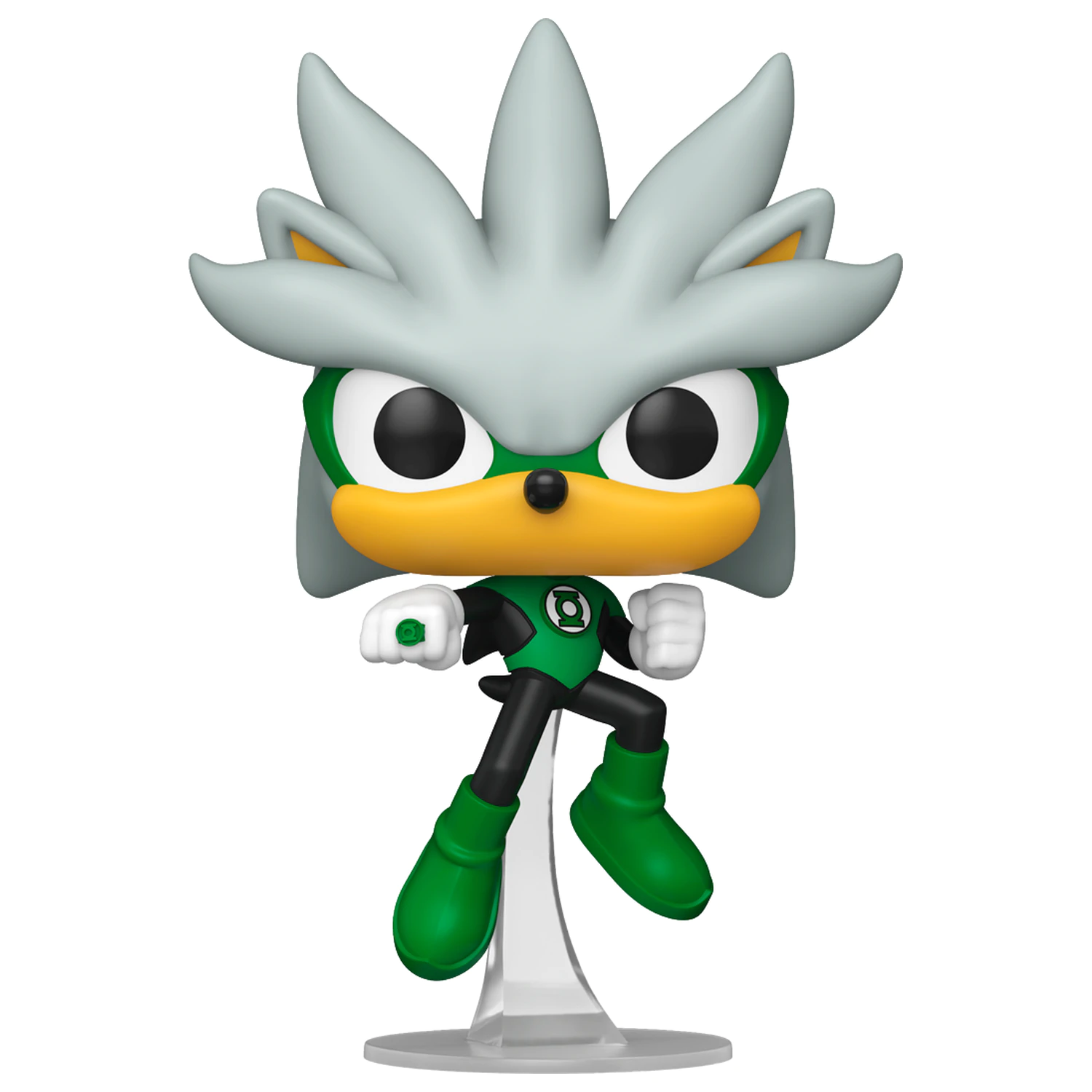 Funko POP figúrka Sonic The Hedgehog DC Comics Silver As the Green Lantern Exkluzívna produktová fotografia