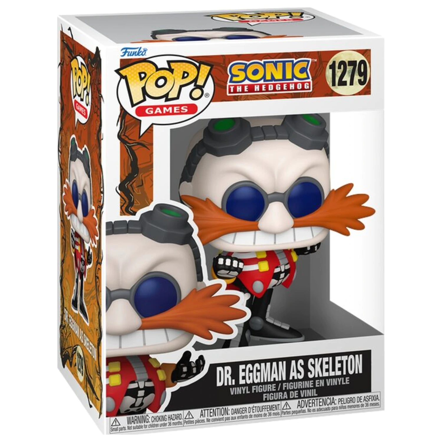 Funko POP figúrka Sonic The Hedgehog Dr. Eggman ako Skeleton produktová fotografia