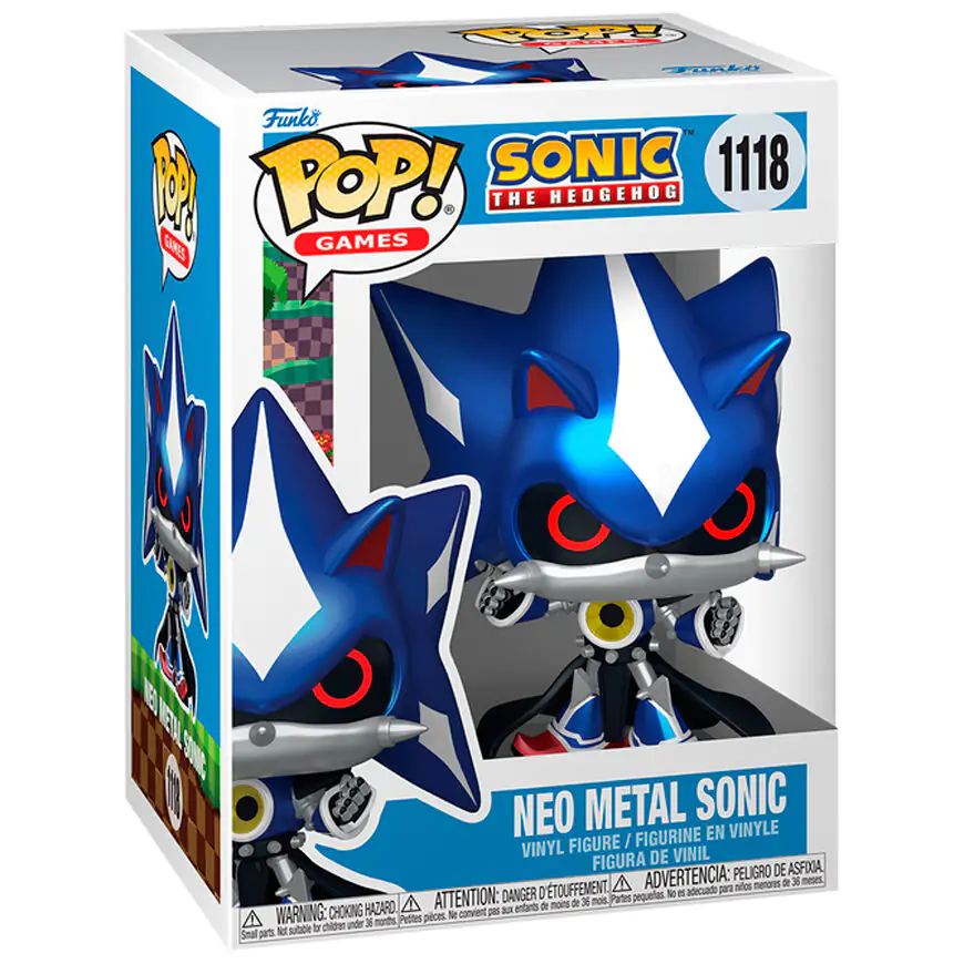 Funko POP figúrka Sonic The Hedgehog Neo Metal Sonic produktová fotografia