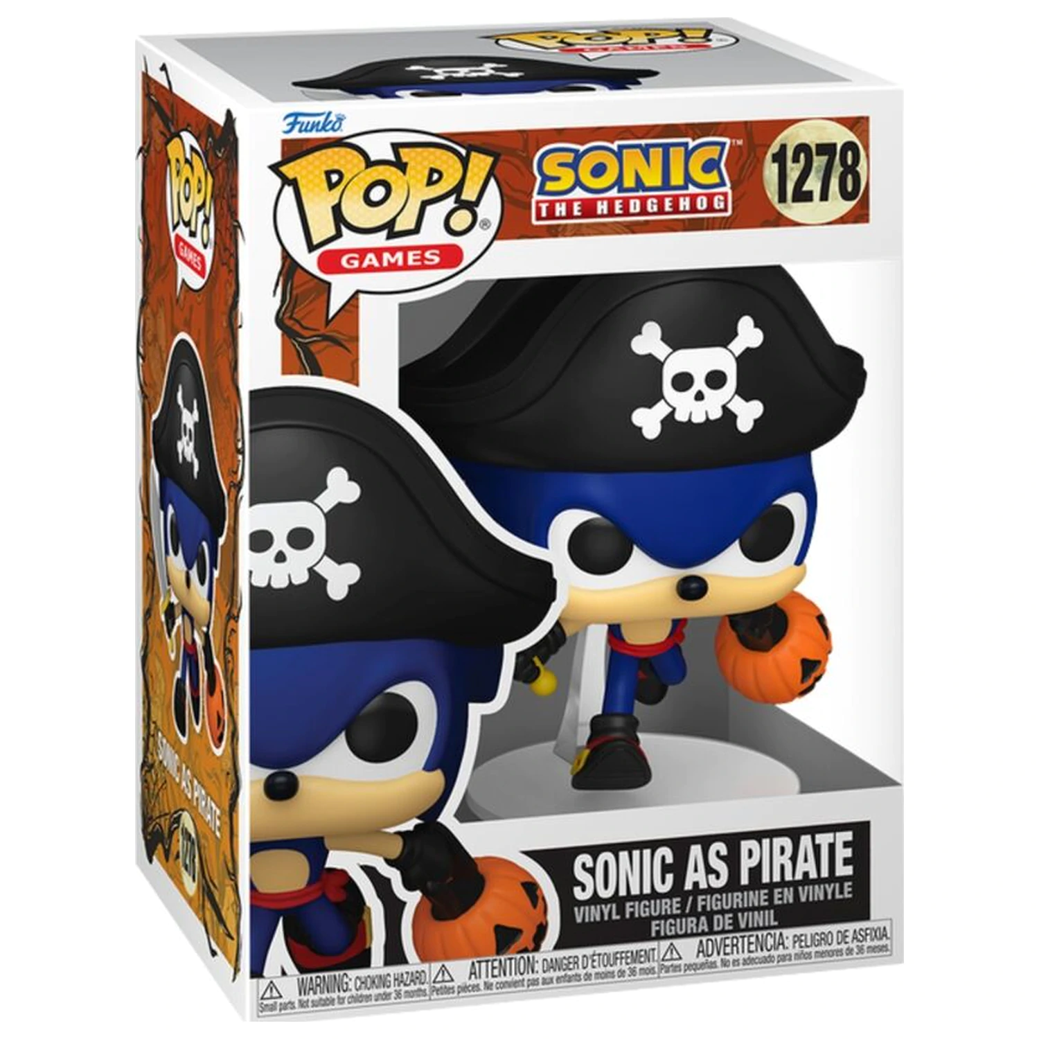 Funko POP figúrka Sonic The Hedgehog Sonic as Pirate produktová fotografia