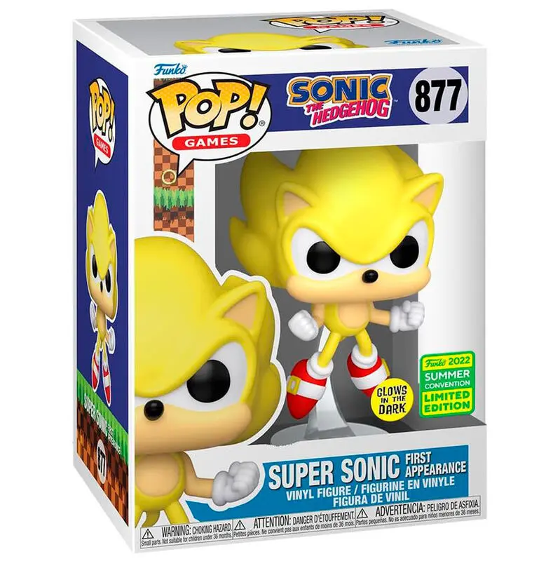 Figúrka POP Sonic The Hedgehog Super Sonic Exclusive produktová fotografia