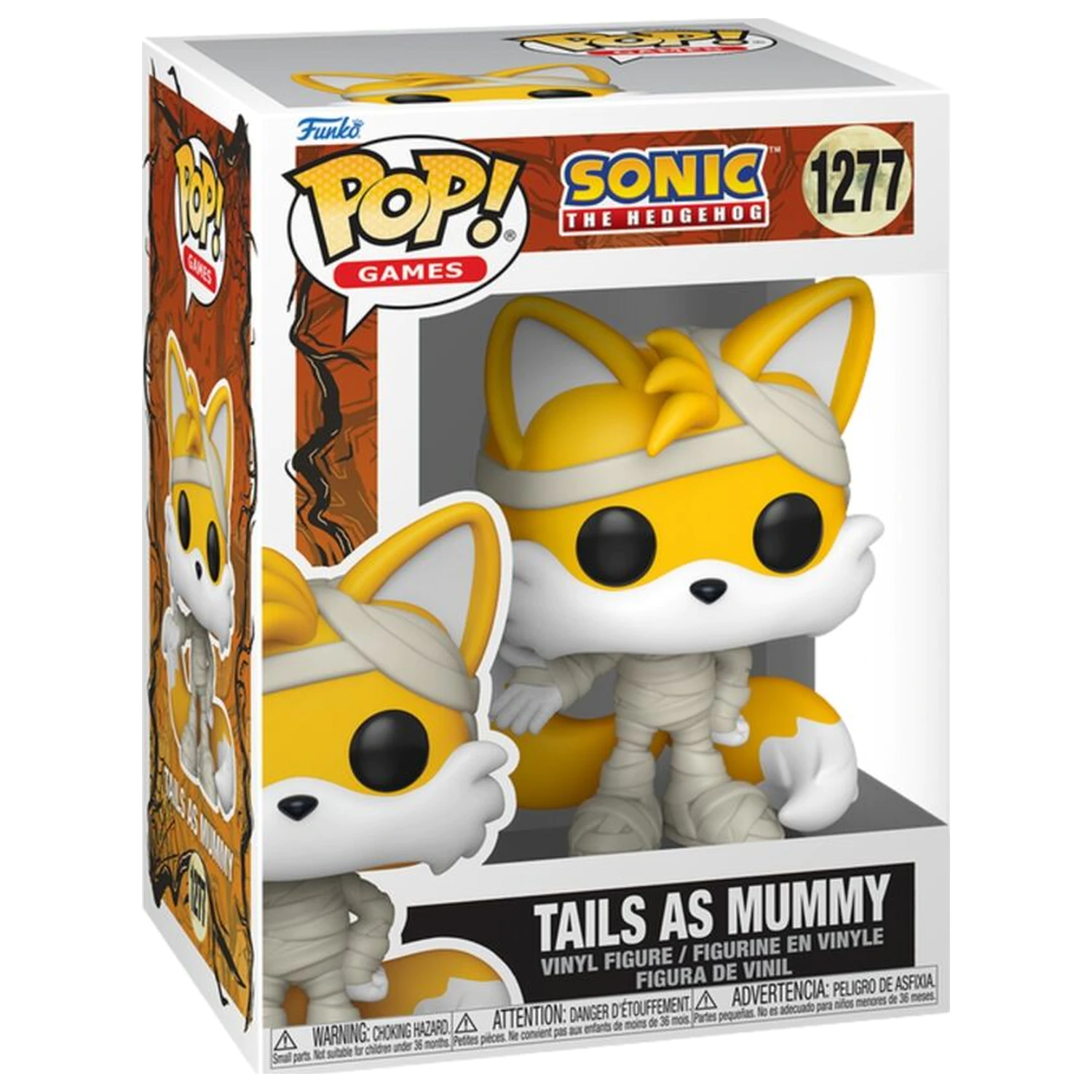 Funko POP figúrka Sonic The Hedgehog Tails as Mummy produktová fotografia