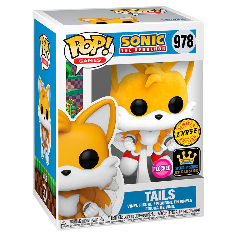 Funko POP figúrka Sonic The Hedgehog Tails Exclusive Chase produktová fotografia
