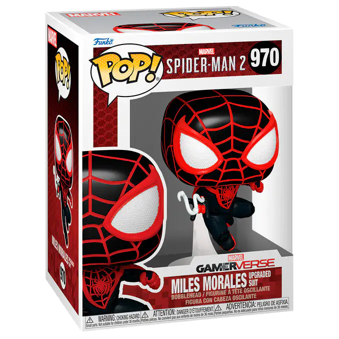 Funko POP figúrka Marvel Spiderman 2 Miles Morales Upgraded Suit termékfotó