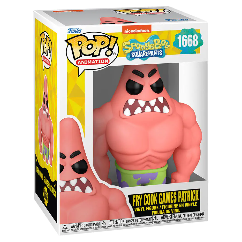 Funko POP figúrka Sponge Bob Fry Cook Game Patrick produktová fotografia