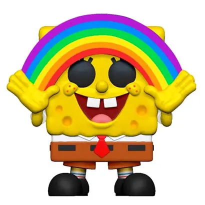 SpongeBob SquarePants POP! Vinylová figúrka SpongeBob Rainbow 9 cm produktová fotografia
