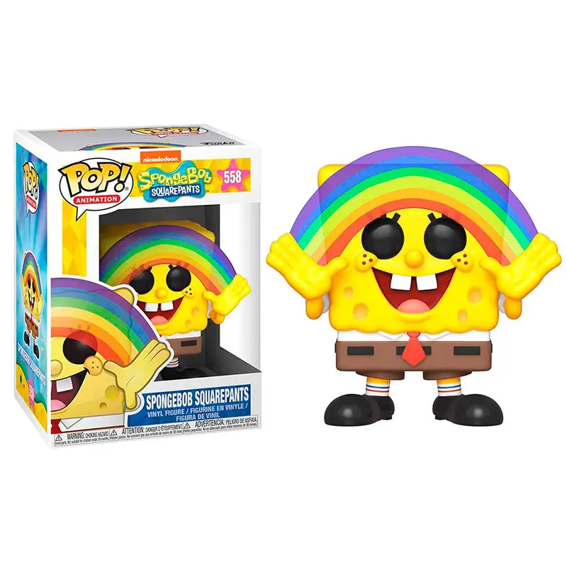 SpongeBob SquarePants POP! Vinylová figúrka SpongeBob Rainbow 9 cm produktová fotografia