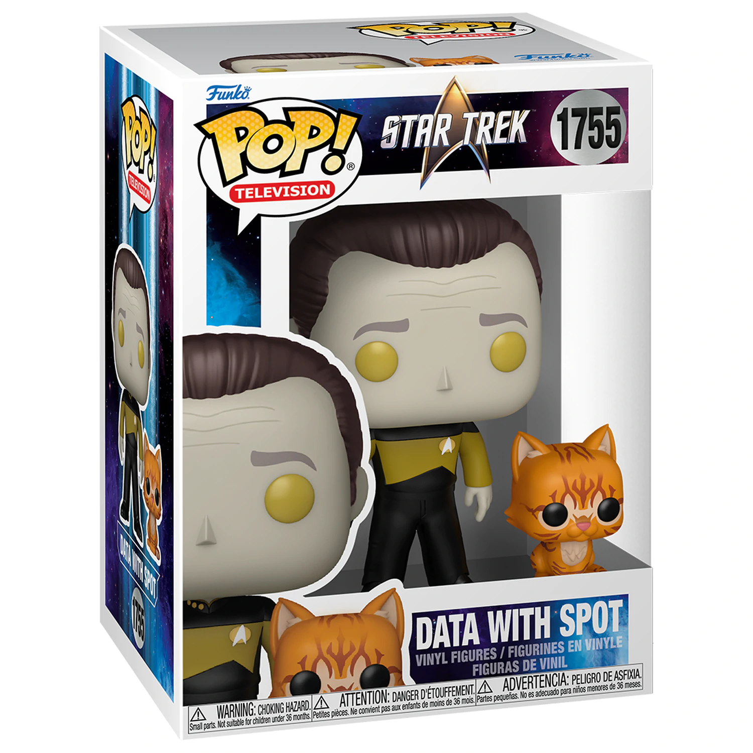 Funko POP figúrka Star Trek Data s Spot produktová fotografia