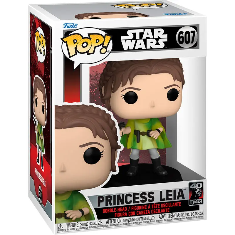 Star Wars Return of the Jedi 40th Anniversary POP! Vinylová figúrka Leia (BH) 9 cm produktová fotografia