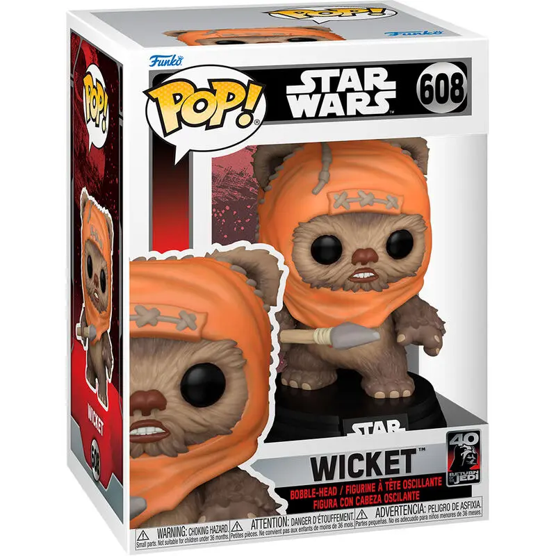 Star Wars Return of the Jedi 40th Anniversary POP! Vinyl Figúrka Wicket 9 cm termékfotó