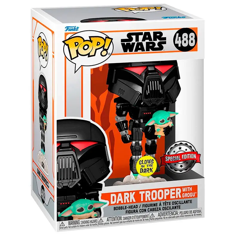 POP figúrka Star Wars Dark Trooper exkluzívne termékfotó