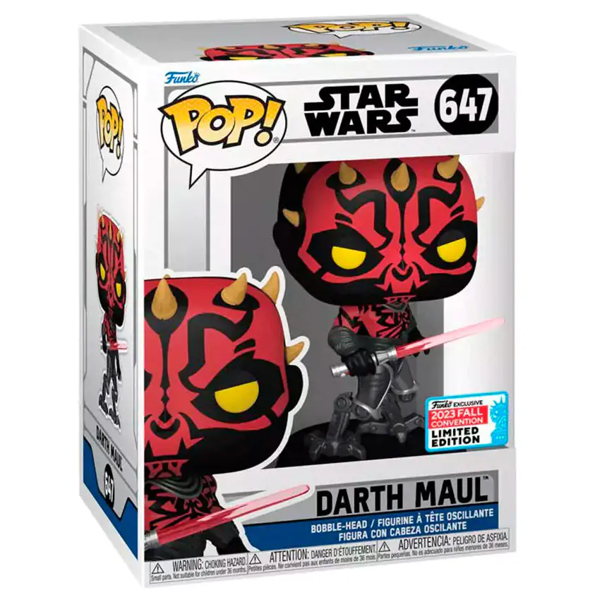 Funko POP figúrka Star Wars Darth Maul Exclusive produktová fotografia