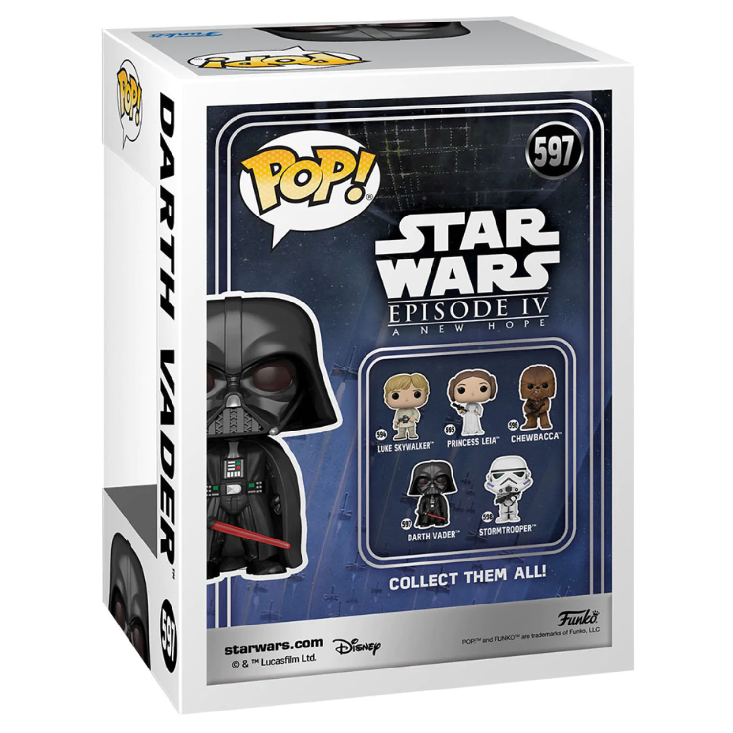 Star Wars New Classics POP! Star Wars vinylová figúrka Darth Vader 9 cm produktová fotografia