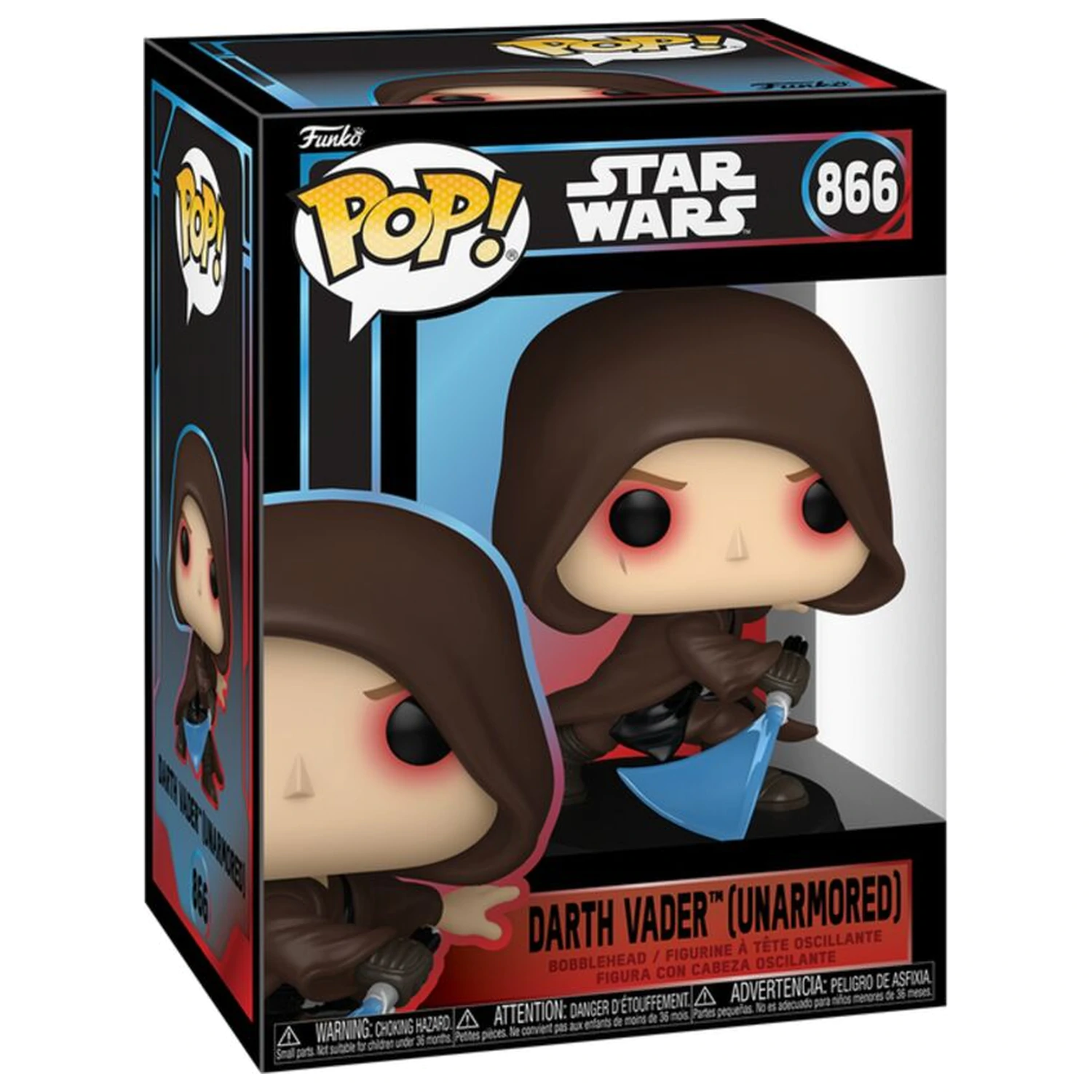 Funko POP figúrka Star Wars Darth Vader Unarmored produktová fotografia