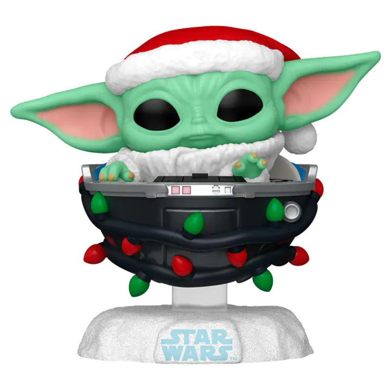 Funko POP figúrka Star Wars Grogu v santovskom klobúku v kočíku termékfotó