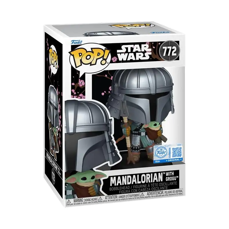 Funko POP figúrka Star Wars Impressions Mandalorian with Grogu Exclusive produktová fotografia