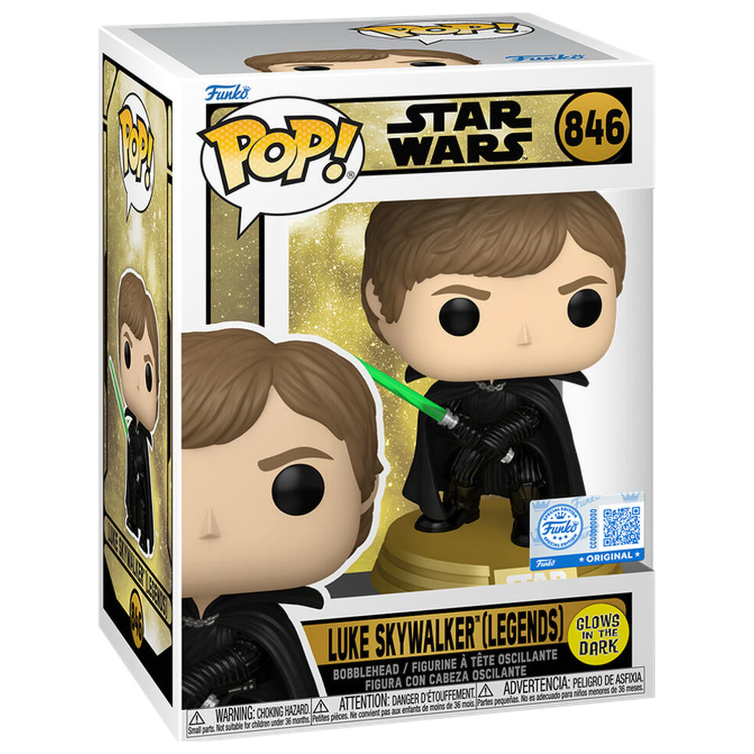 Funko POP figúrka Star Wars Luke Skywalker Legends produktová fotografia