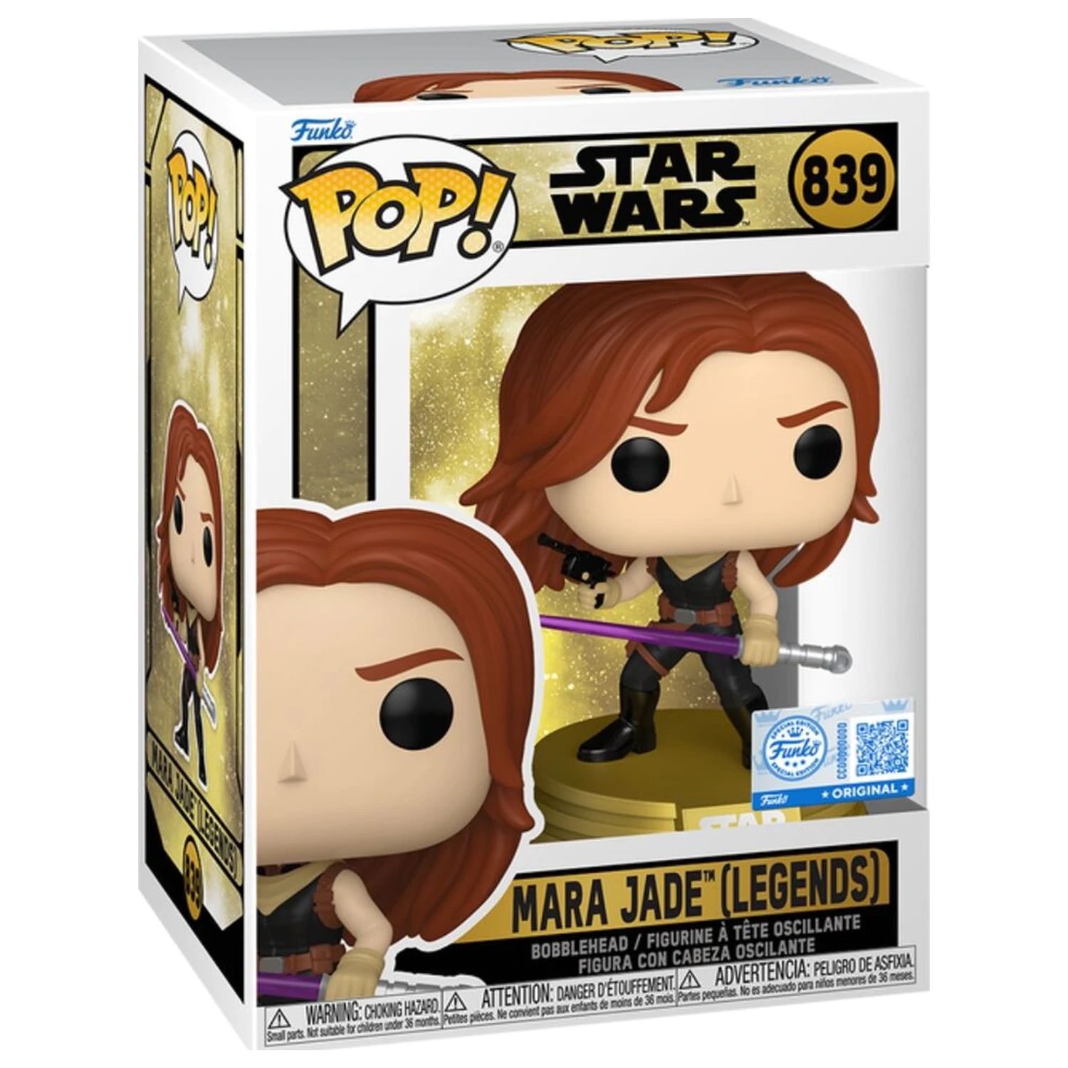 Funko POP figúrka Star Wars Mara Jade Legends Exclusive produktová fotografia