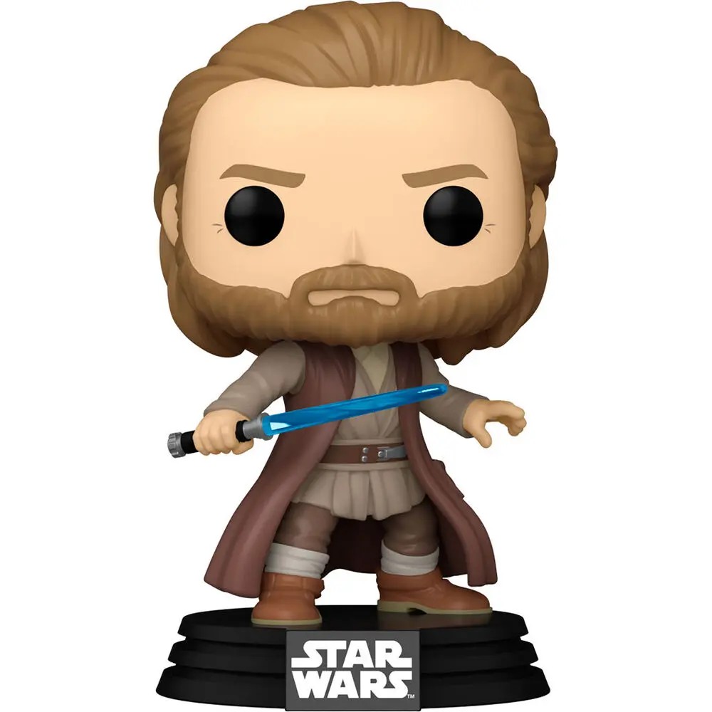 Star Wars: Obi-Wan Kenobi POP! Vinyl figúrka Obi-Wan (bojová póza) 9 cm termékfotó