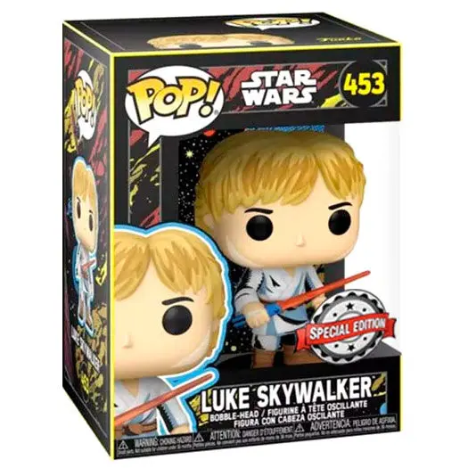 Star Wars: Retro sorozat POP! Vinyl figúrka Luke Skywalker 9 cm termékfotó