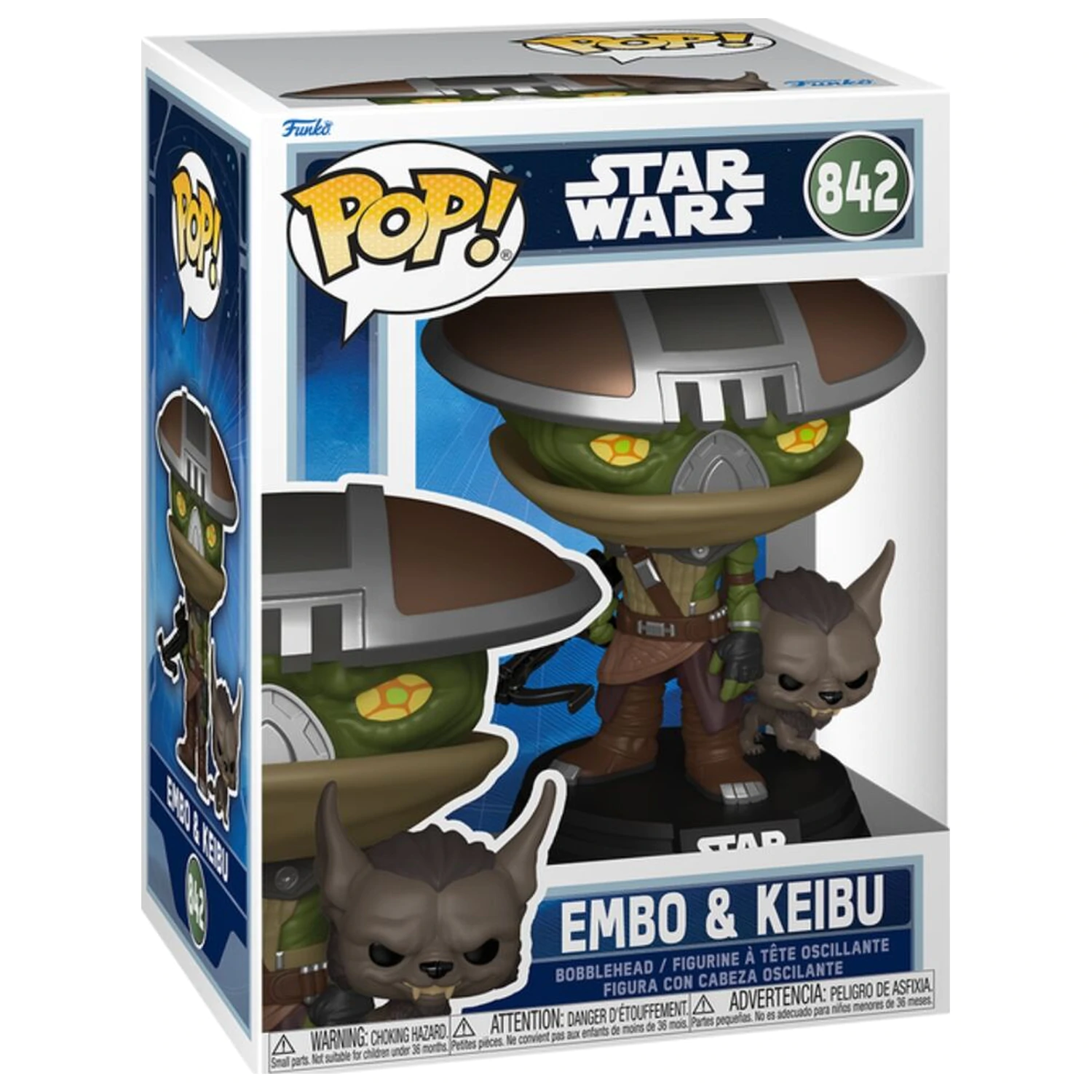 Funko POP figúrka Star Wars: The Mandalorian & Grogu - Embo & Keibu produktová fotografia