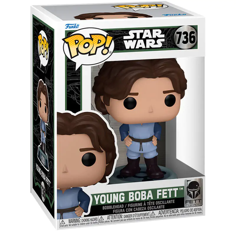 Funko POP figúrka Star Wars Young Boba Fett 9,5 cm termékfotó