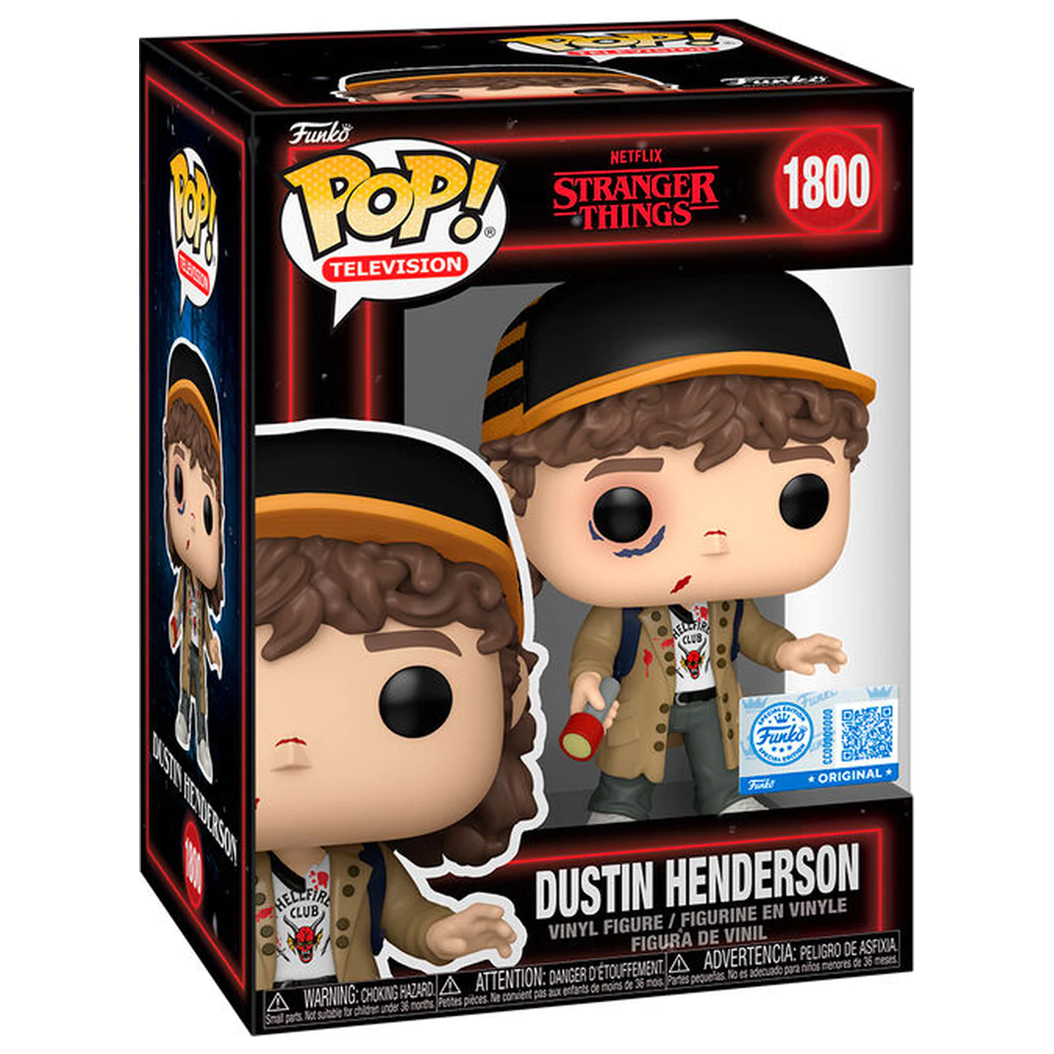 Funko POP figúrka Stranger Things 5 Dustin Henderson Exclusive produktová fotografia
