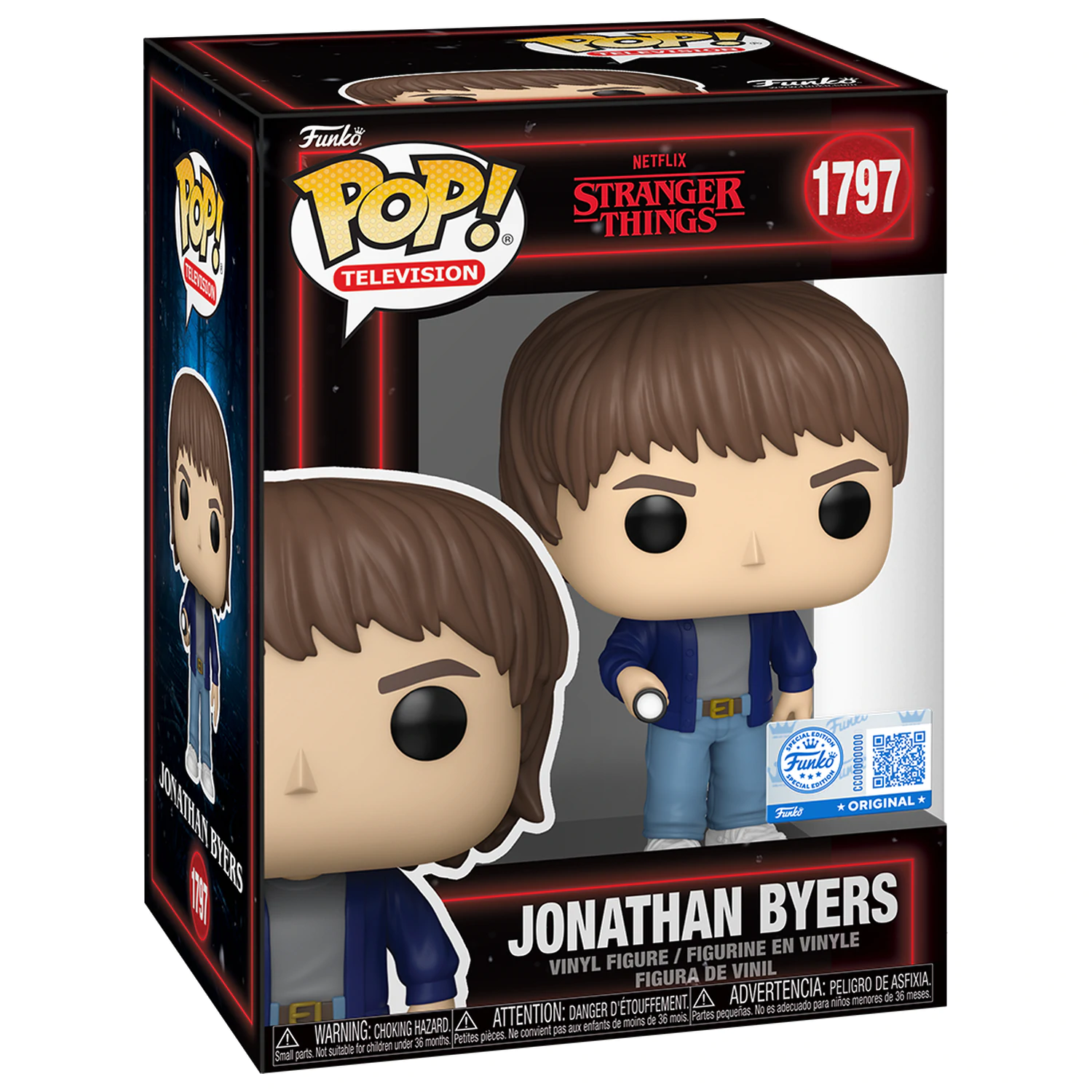 Funko POP figúrka Stranger Things 5 Jonathan Byers Exclusive produktová fotografia