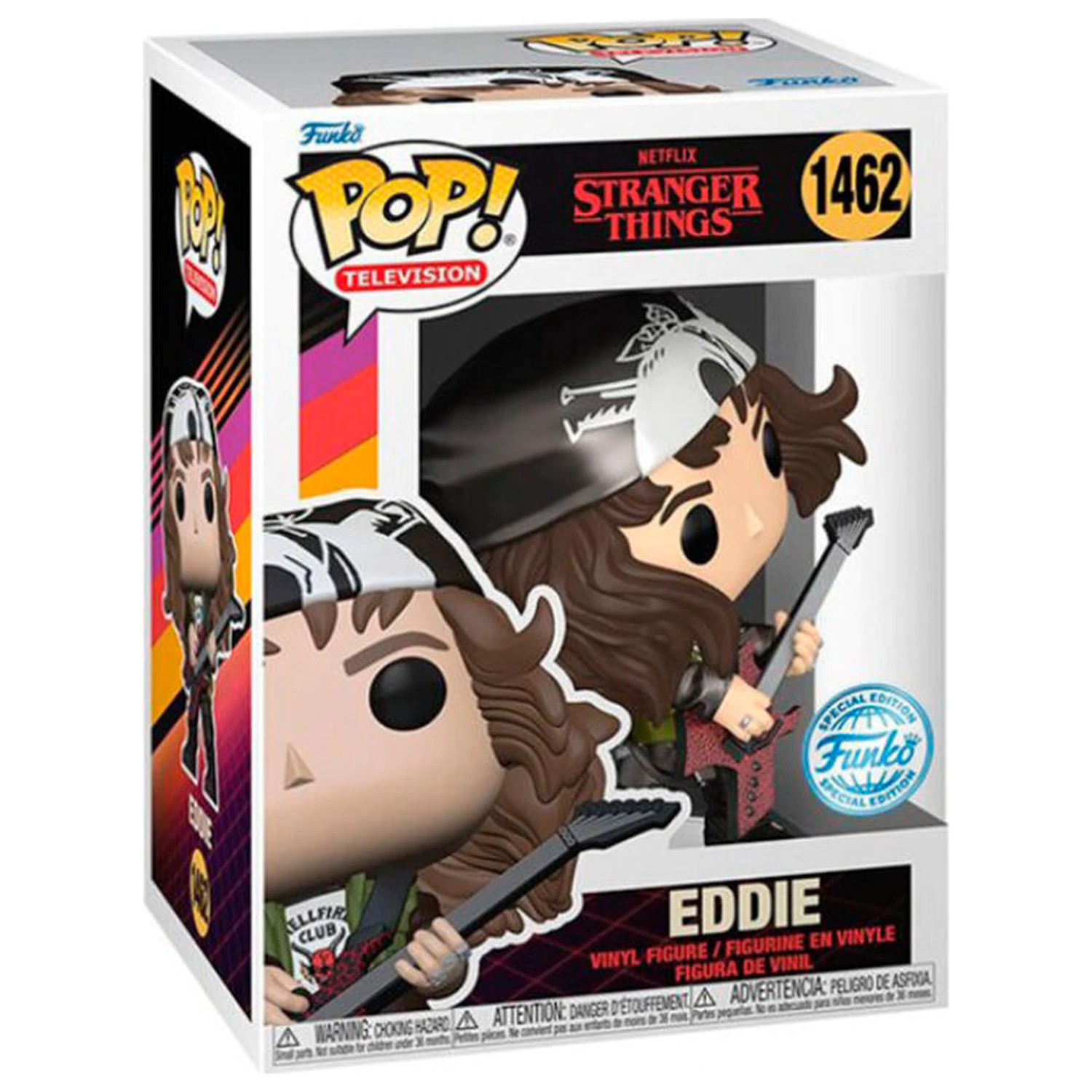 Funko POP figúrka Stranger Things Eddie Exclusive produktová fotografia