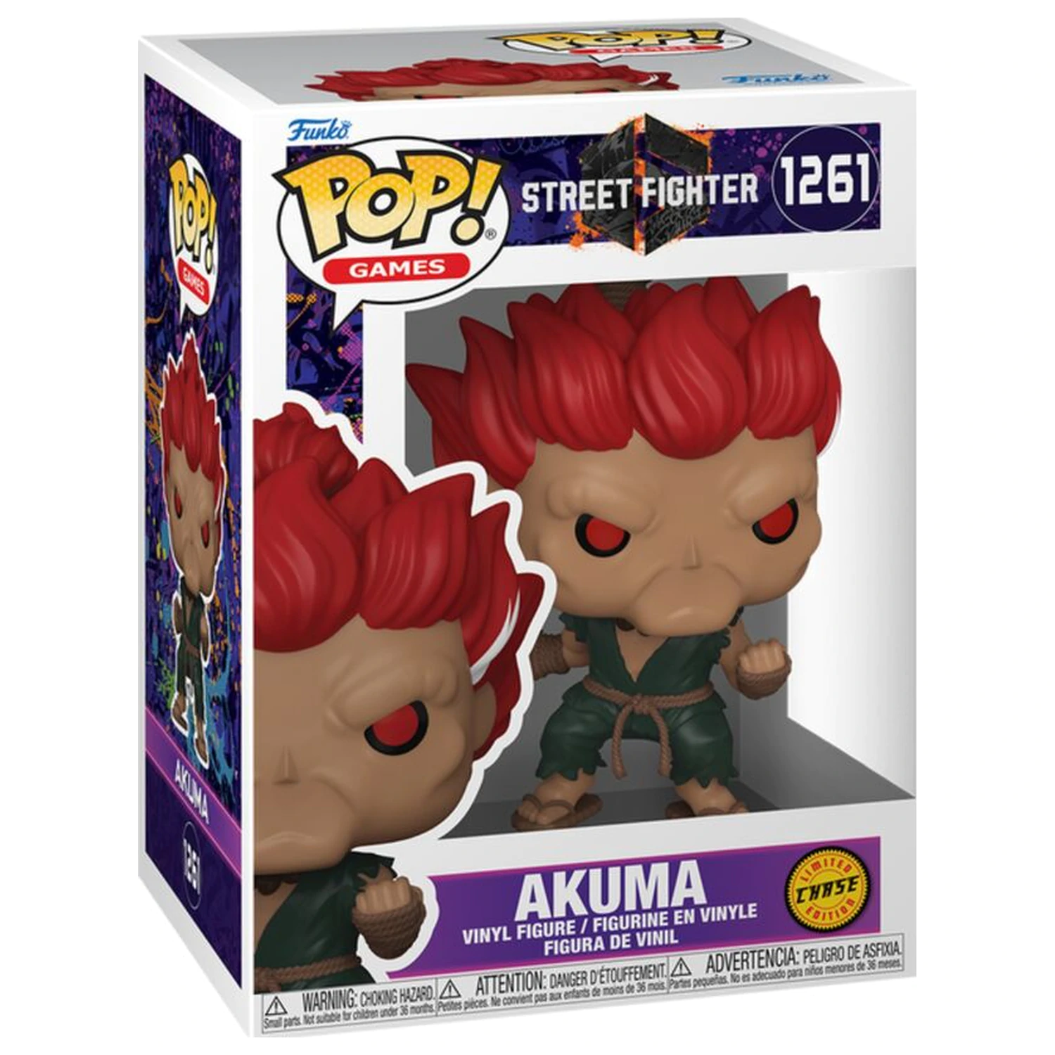 Funko POP figúrka Street Fighter Akuma Chase produktová fotografia