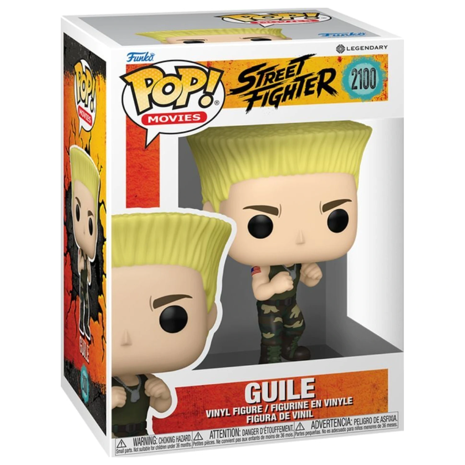 Funko POP figúrka Street Fighter Guile produktová fotografia