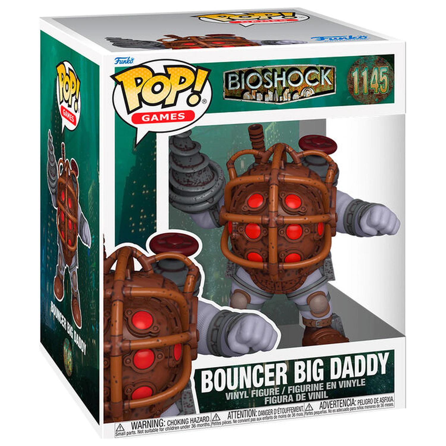 Funko POP figúrka Super Bioshock Bouncer Big Daddy produktová fotografia