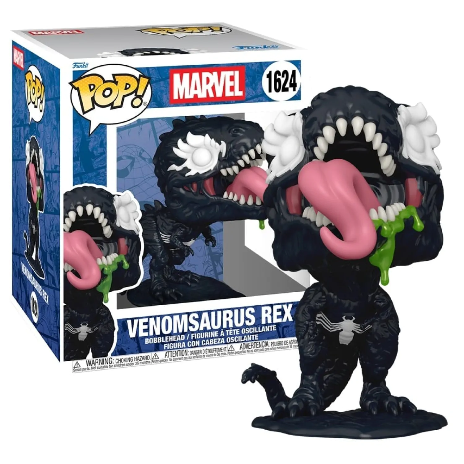 Funko POP figúrka Super Marvel Venomsaurus Rex produktová fotografia