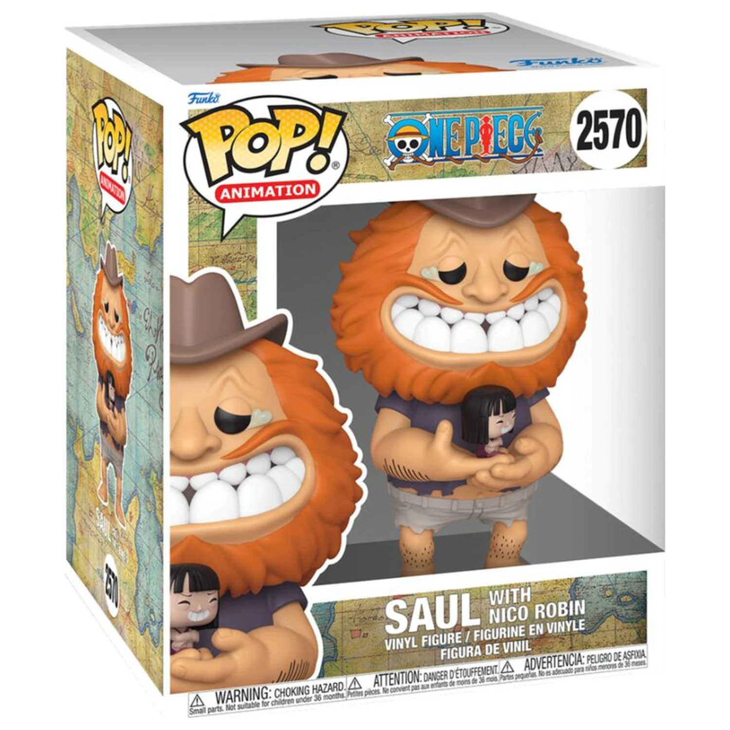 Funko POP figúrka Super One Piece Saul With Nico Robin produktová fotografia