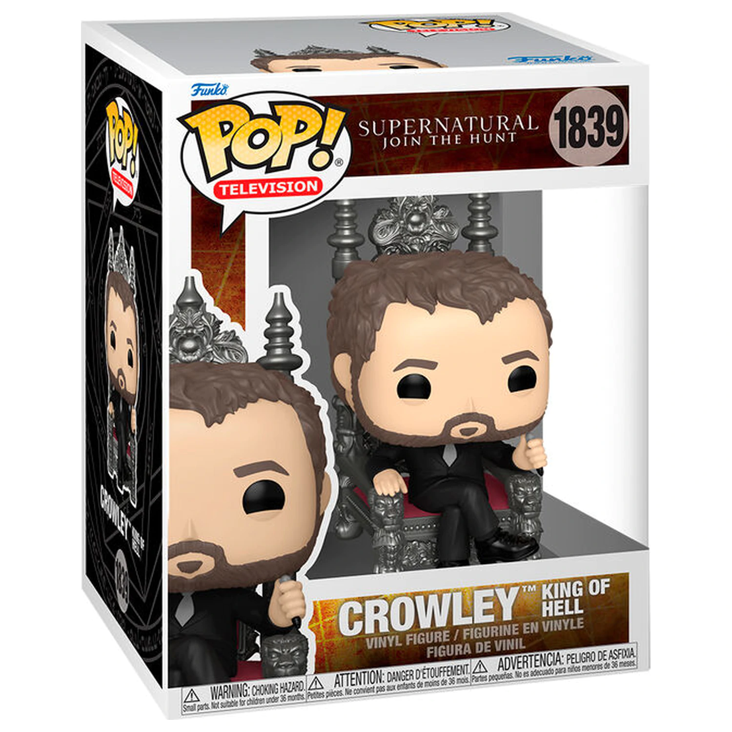 Funko POP figúrka Premium Supernatural Join the Hunt Death Crowley King of Hell produktová fotografia