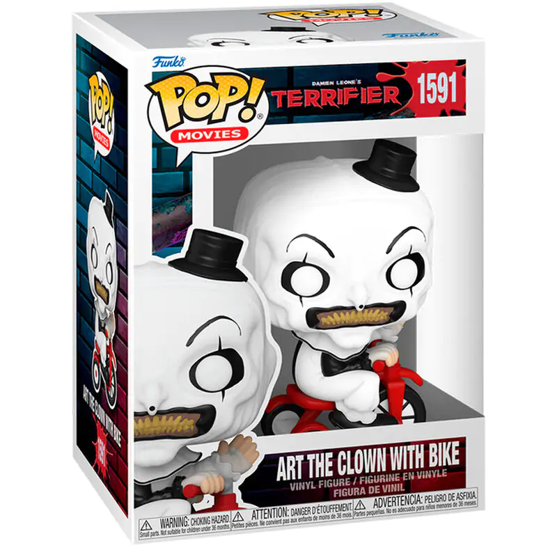 Funko POP figúrka Terrifier Art the Clown with Bike produktová fotografia