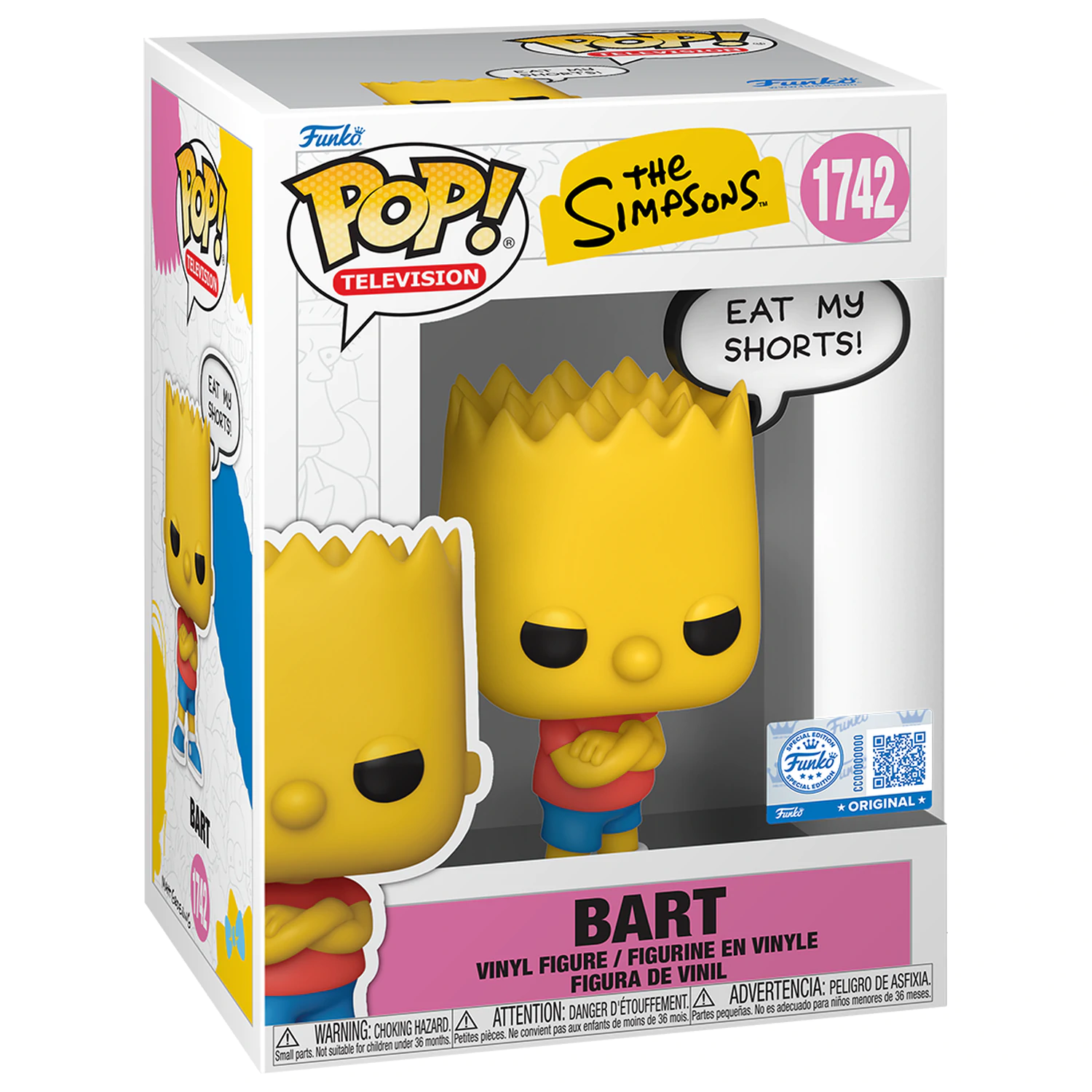 Funko POP figúrka The Simpsons Bart Exclusive produktová fotografia