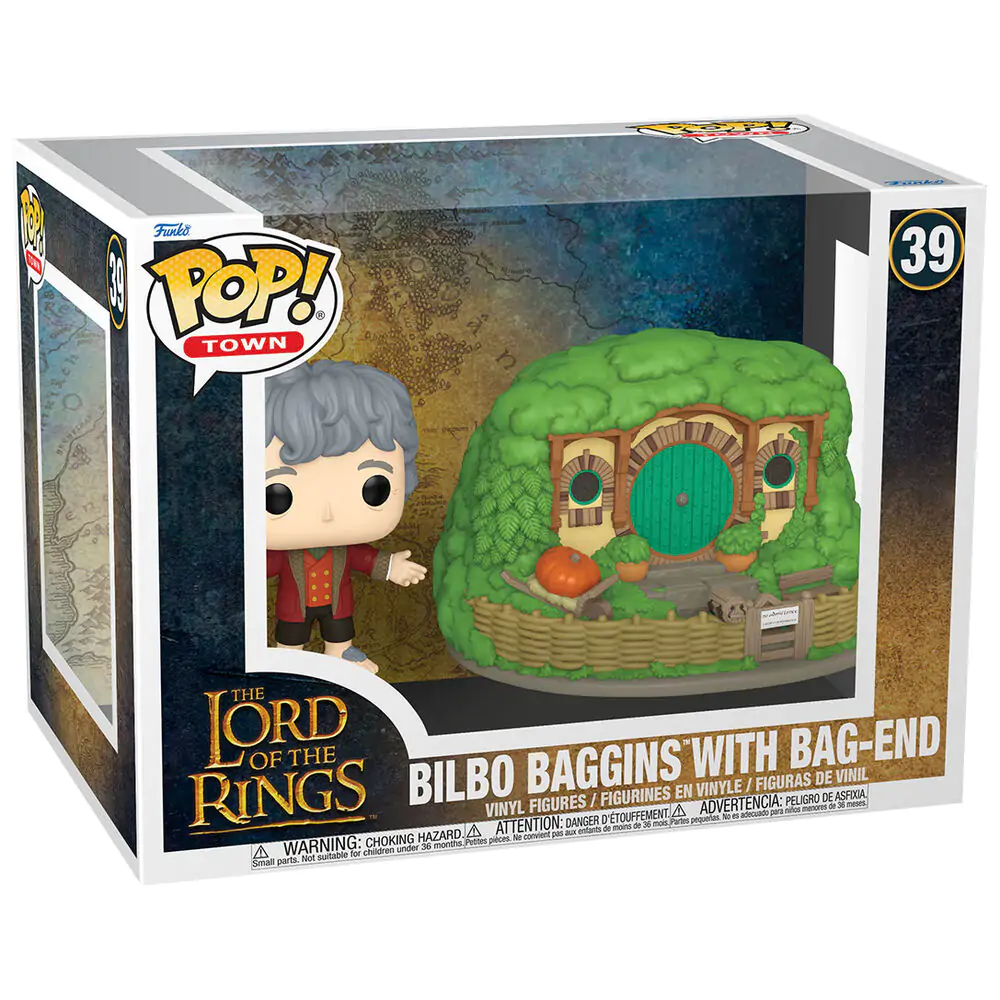 Funko POP figúrka Town The Lord of the Rings Bilbo Baggins with Bag-End termékfotó