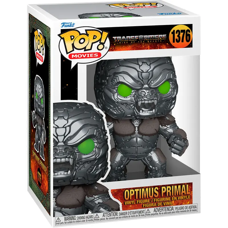 Transformers: Rise of the Beasts POP! Movies Vinyl figura Optimus Primal 9 cm termékfotó