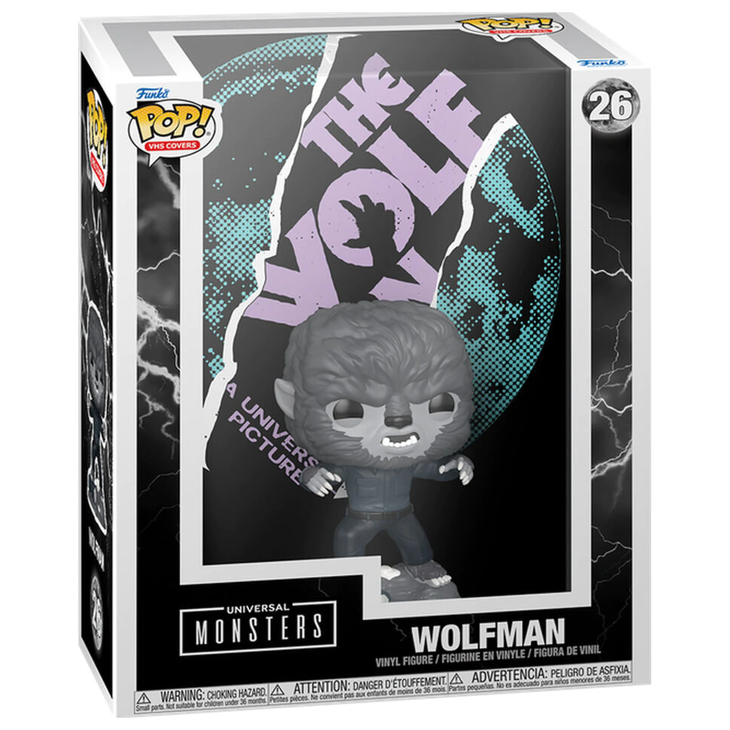 Funko POP figúrka VHS Universal Monsters Wolfman produktová fotografia