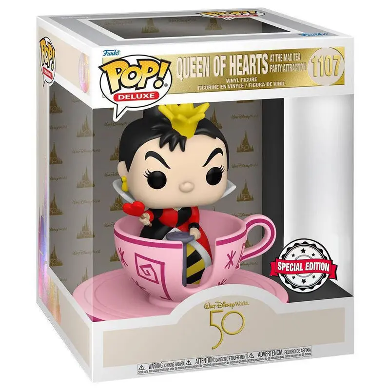 POP figúrka Walt Disney World 50th Queen of Hearts at mad tea party Exclusive termékfotó