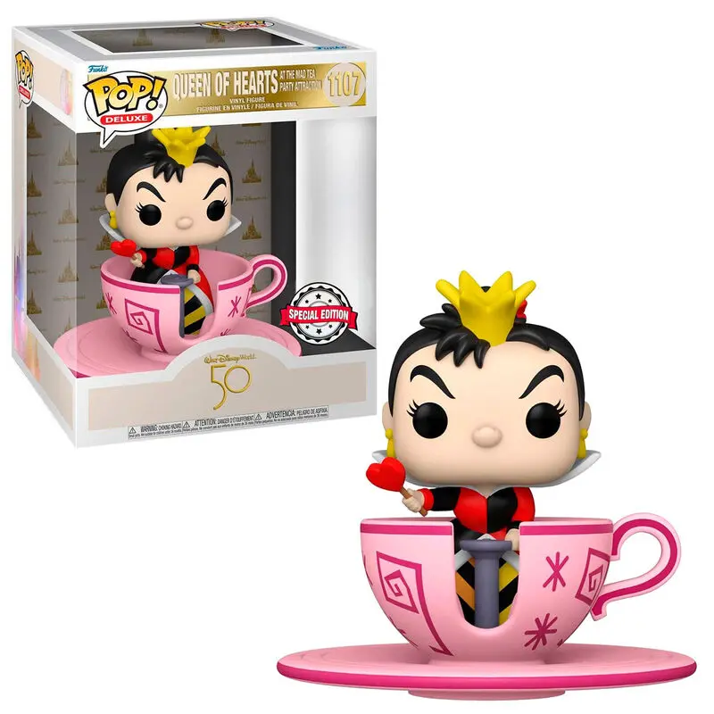 POP figúrka Walt Disney World 50th Queen of Hearts at mad tea party Exclusive termékfotó